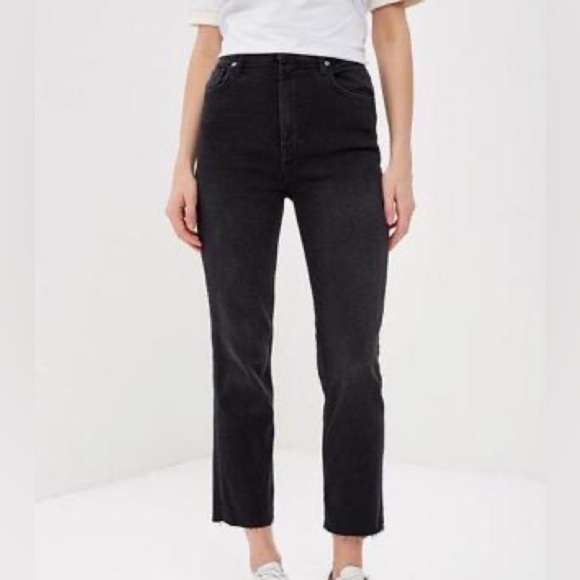 REVOLVE We The Free Black Hi Slim Straight Jeans Size 28 - Picture 4 of 8